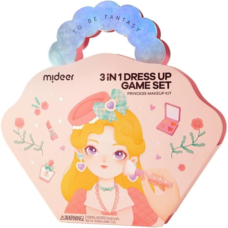 Mideer. 3-in-1 Dress Up Game Set. Princess Makeup Kit