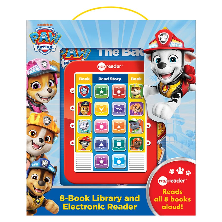PAW Patrol. Electronic Reader and 8-Book Library Set. Me Reader
