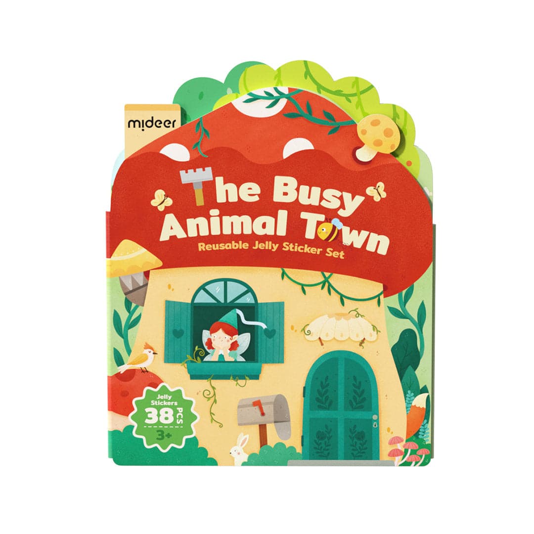 Mideer. Jelly Stickers. The Busy Animal Town
