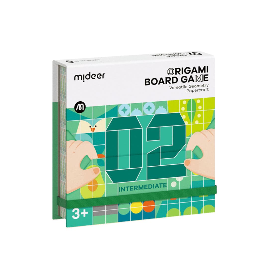Mideer. Origami Board Game Versatile Geometry Papercraft. Intermediate