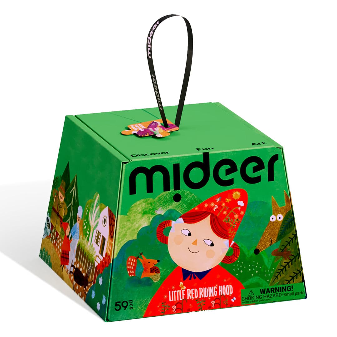 Mideer. Artist Fairytale Puzzle. Little Red Riding Hood. 59 pcs