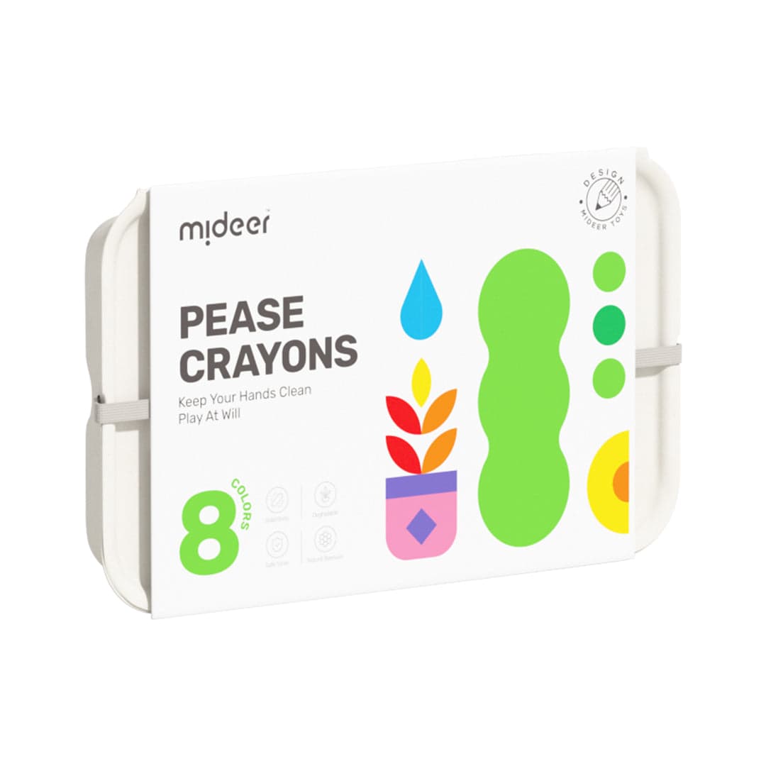 Mideer. Pease Crayons. 8 colors
