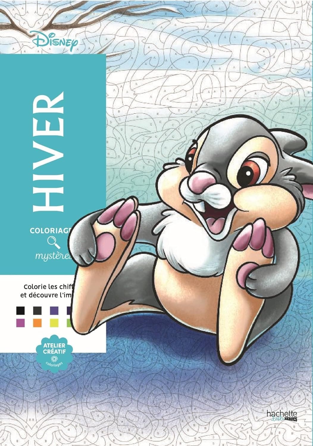 COLORIAGES MYSTERES DISNEY - HIVER