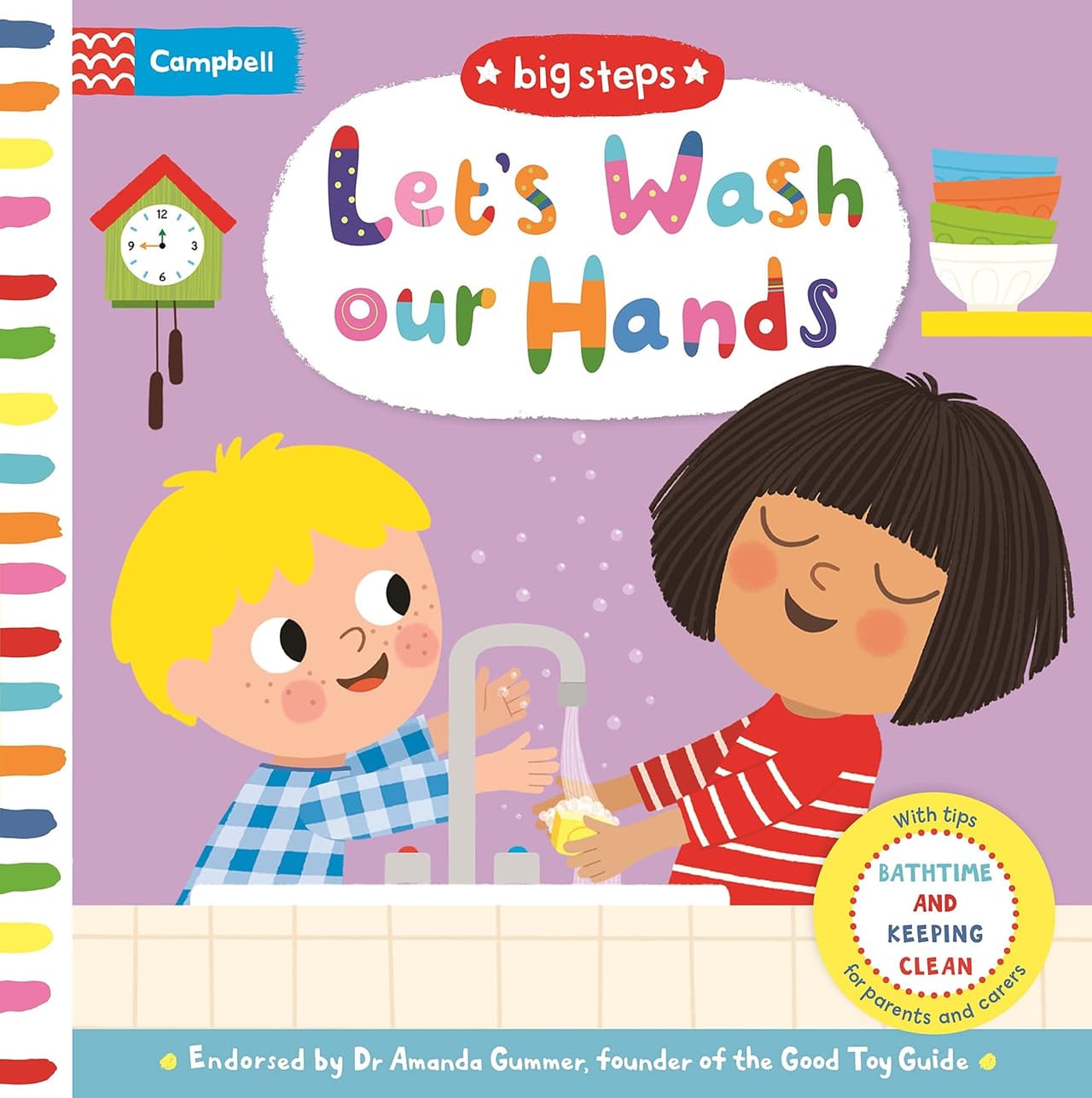 Big Steps. Let's Wash Our Hands