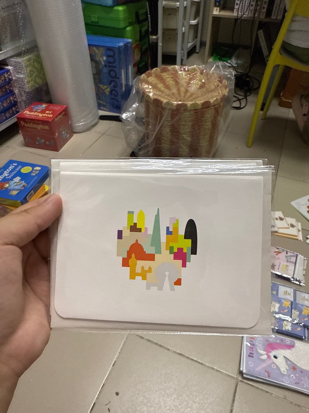 открытка город