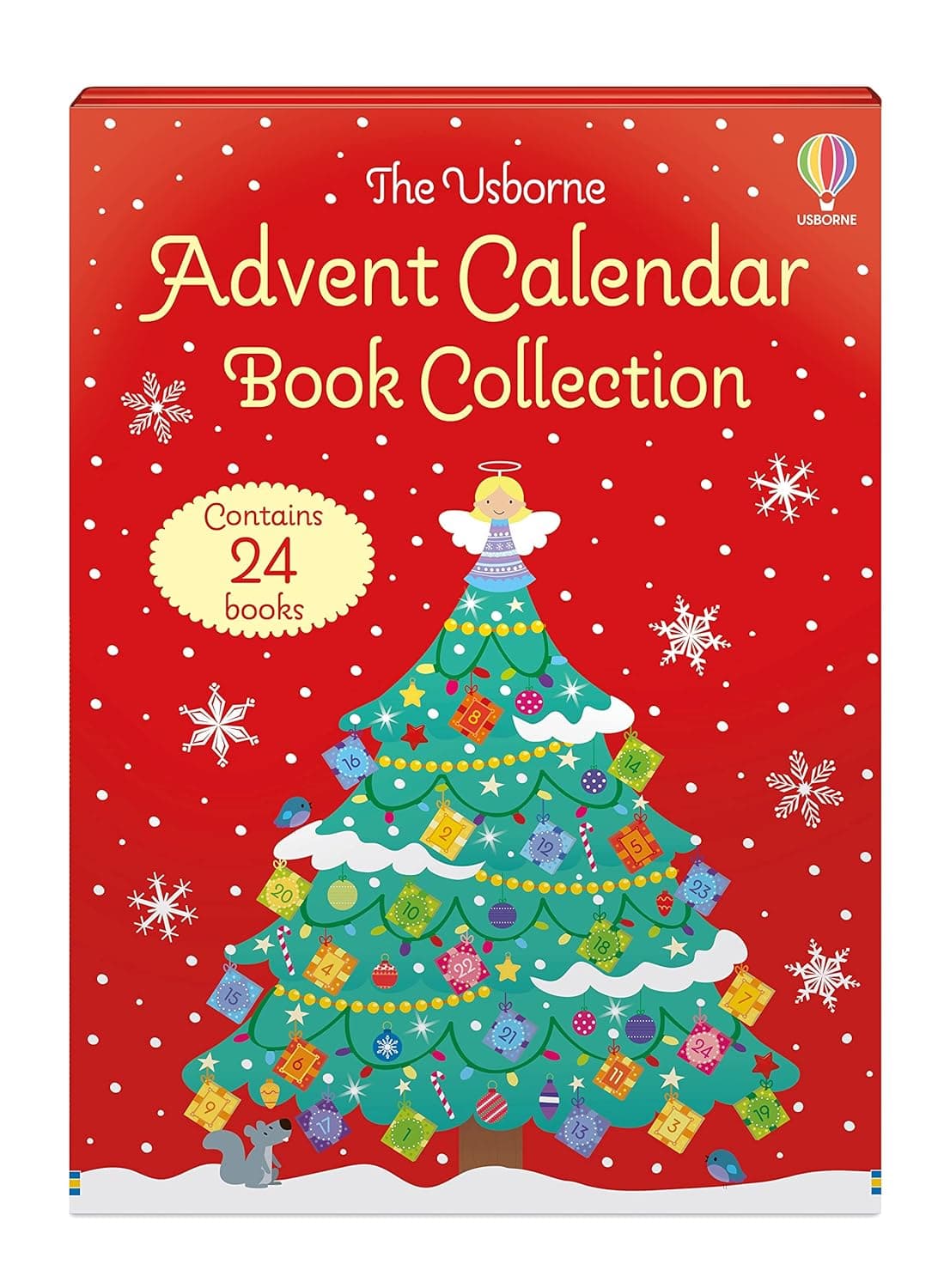 Advent Calendar Book Collection. The Usborne. Red