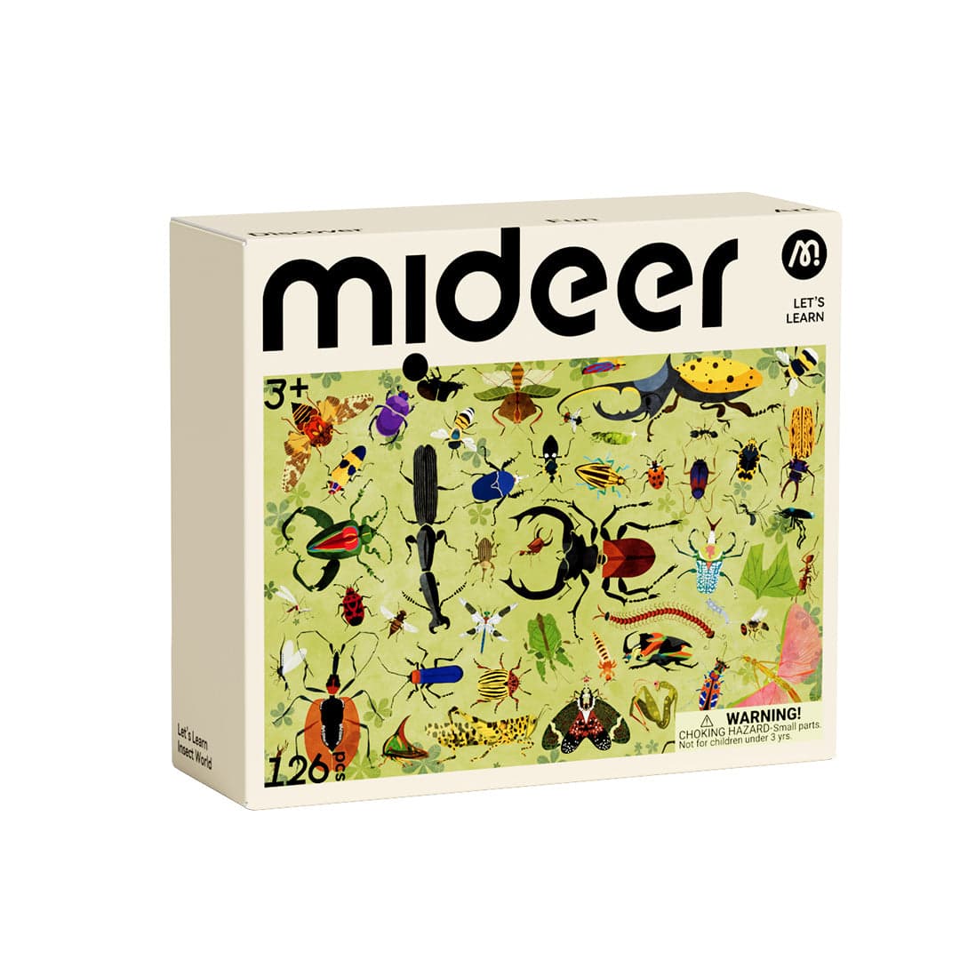 Mideer. Let’s learn puzzle. Insect World. 126 pcs