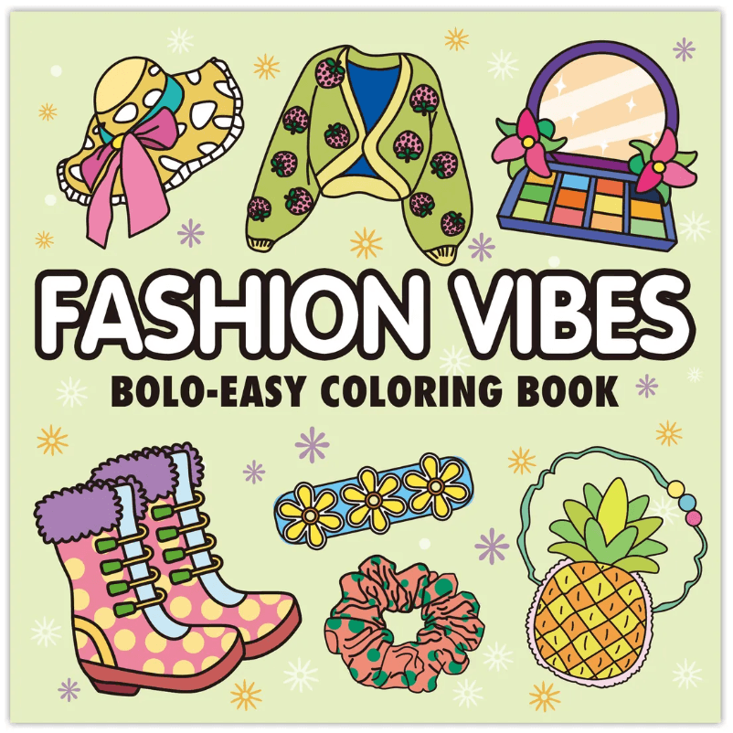 Fashion Vibes. Раскраска