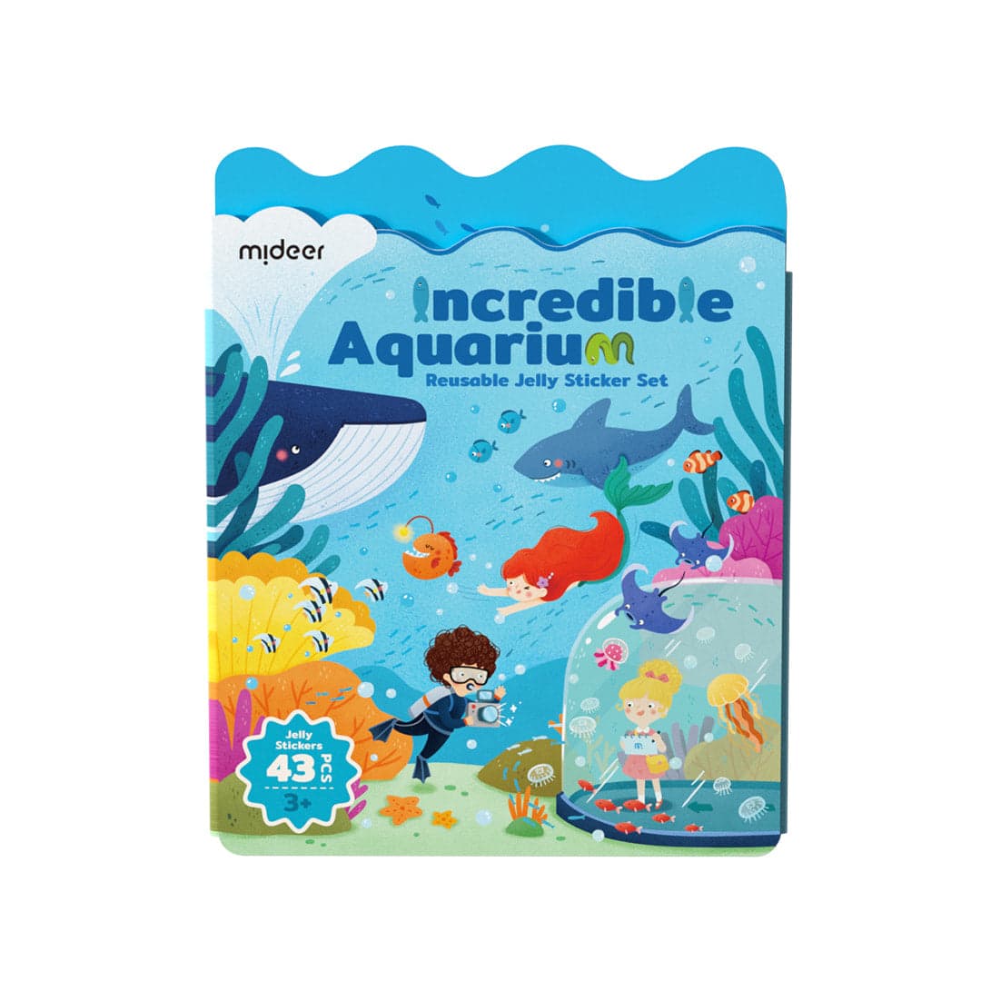Mideer. Jelly Stickers. Incredible Aquarium