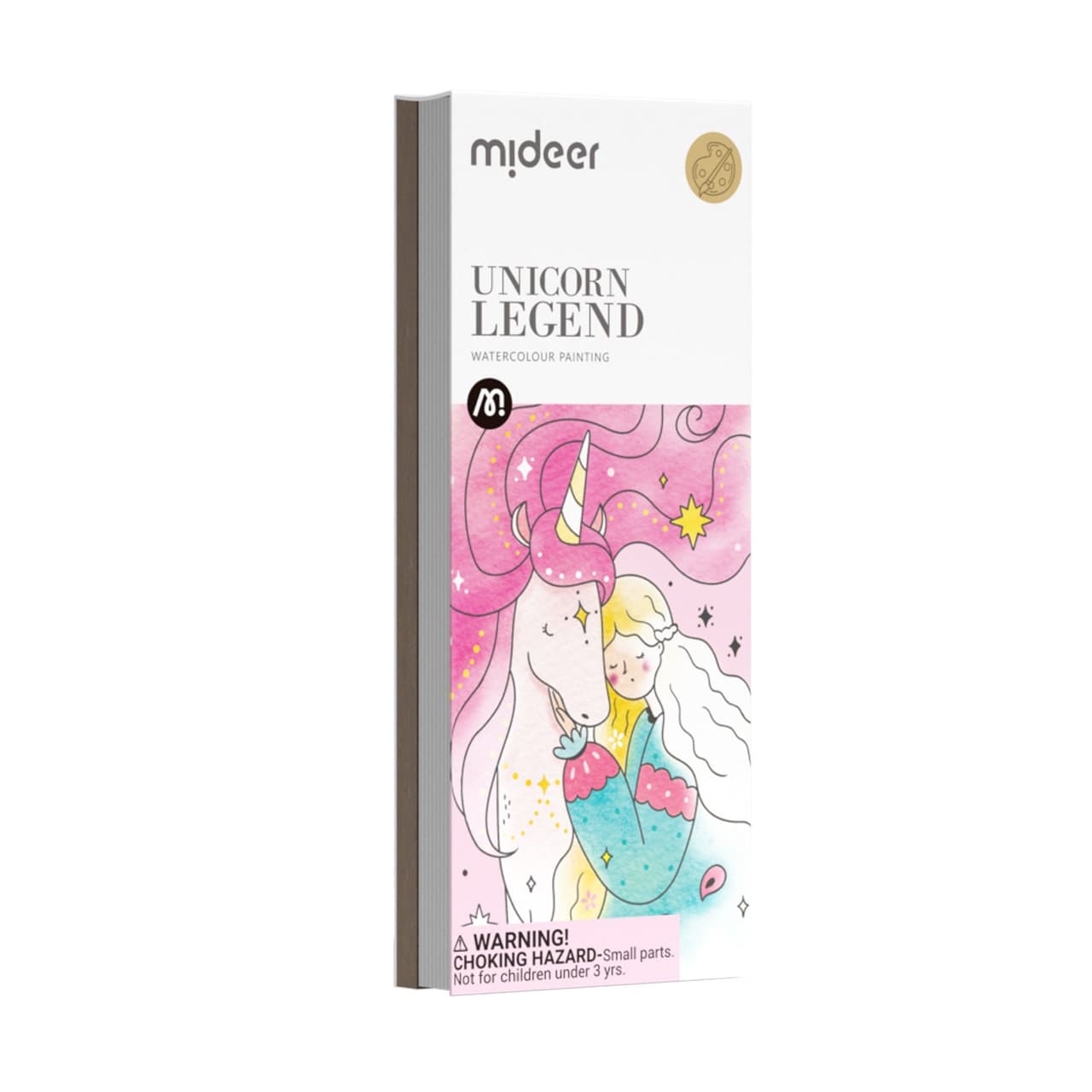 Mideer. Watercolour Painting. Unicorn Legend