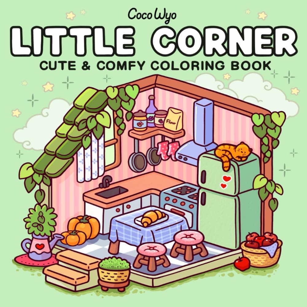 Little Corner. Cute&Comfy. Раскраска