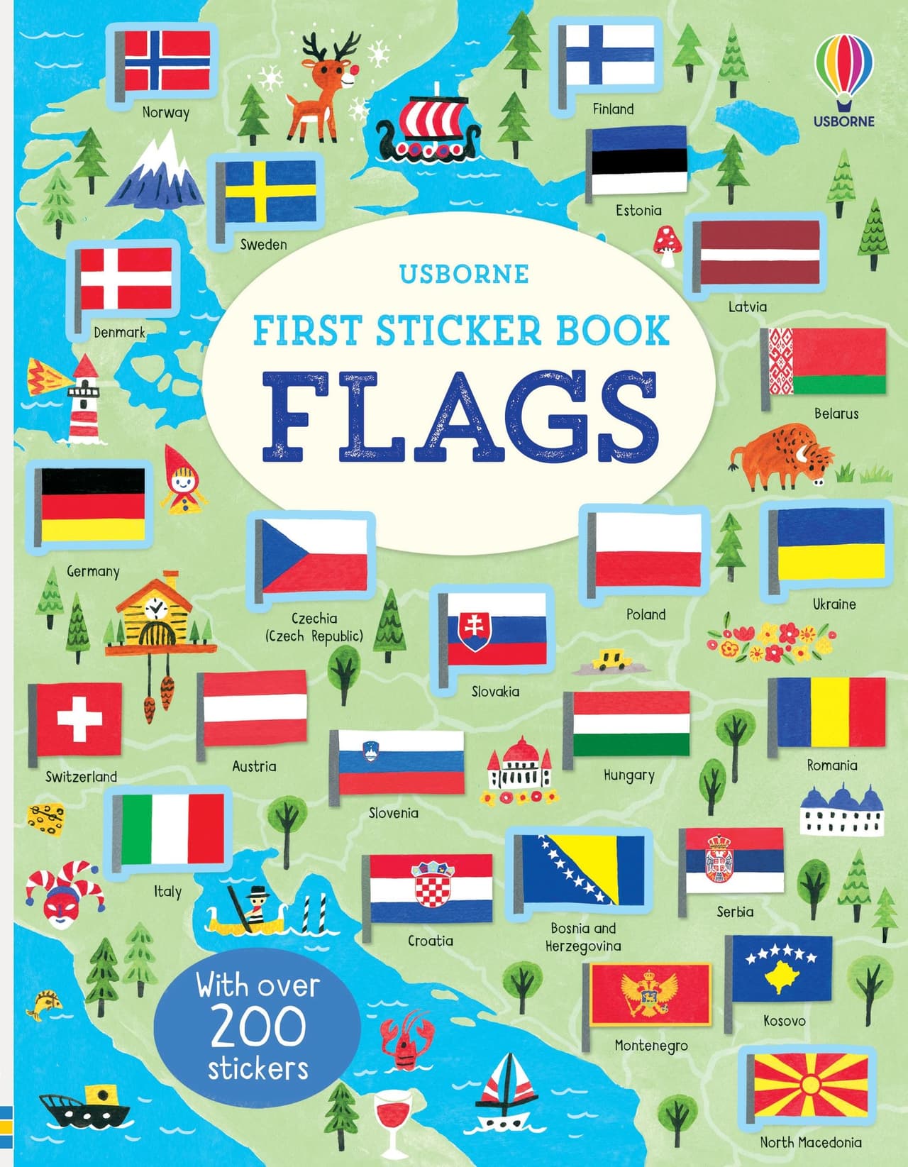 First Sticker Book. Flags