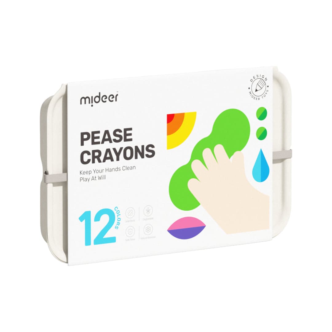 Mideer. Pease Crayons. 12 colors