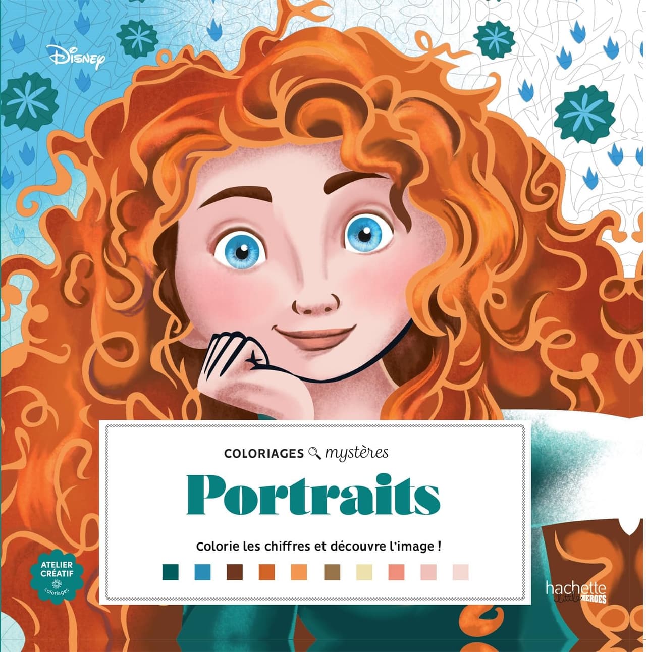 Coloriages Mysteres Disney. Grand Carre Mysteres Portraits