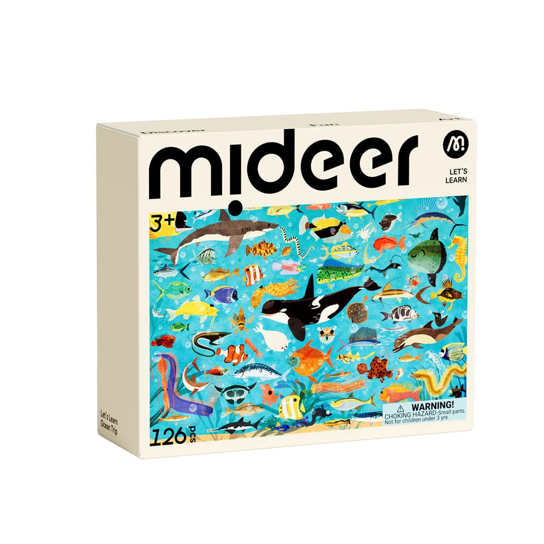 Mideer. Let’s learn puzzle. Ocean trip. 126 pcs