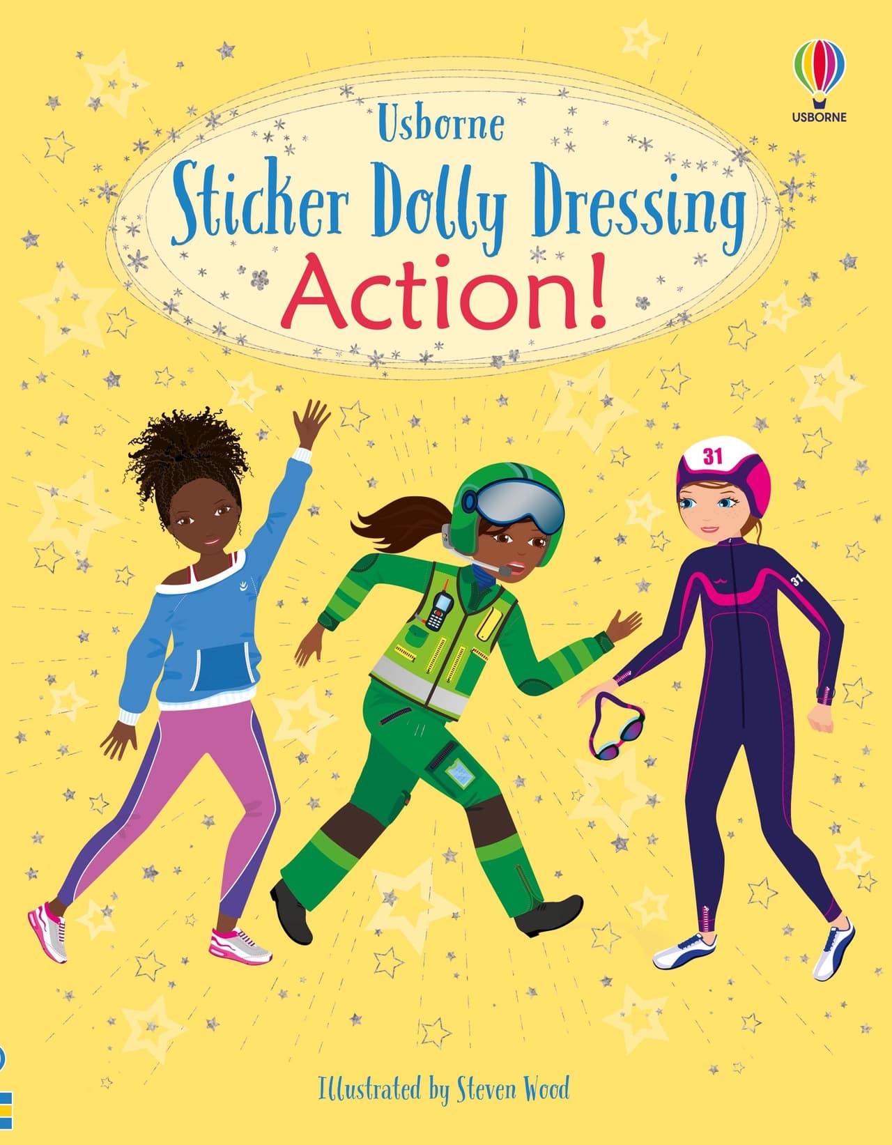 Sticker Dolly Dressing. Action