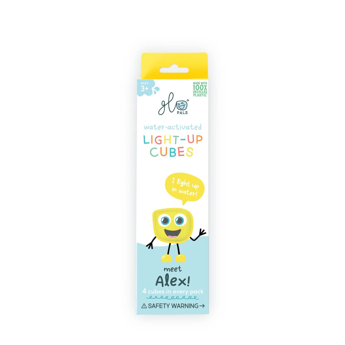 Glo Pals. Light-Up Cubes. Alex. 4 Cubes