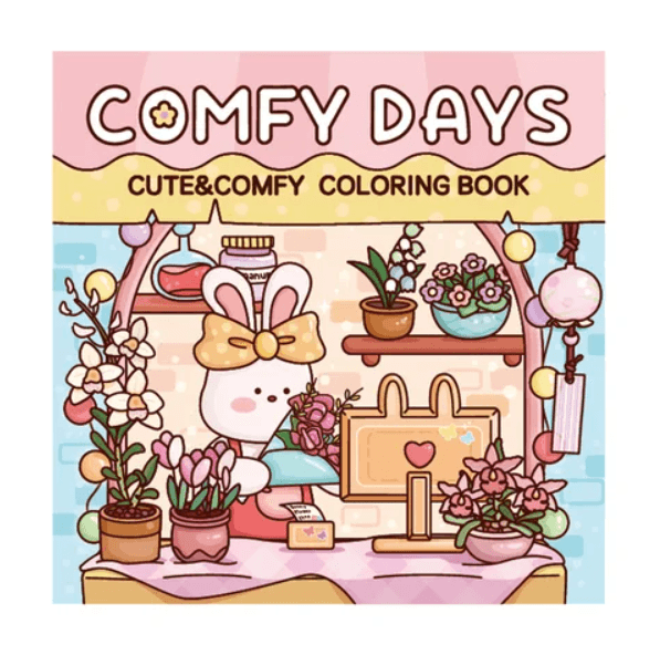 Comfy Days. Раскраска