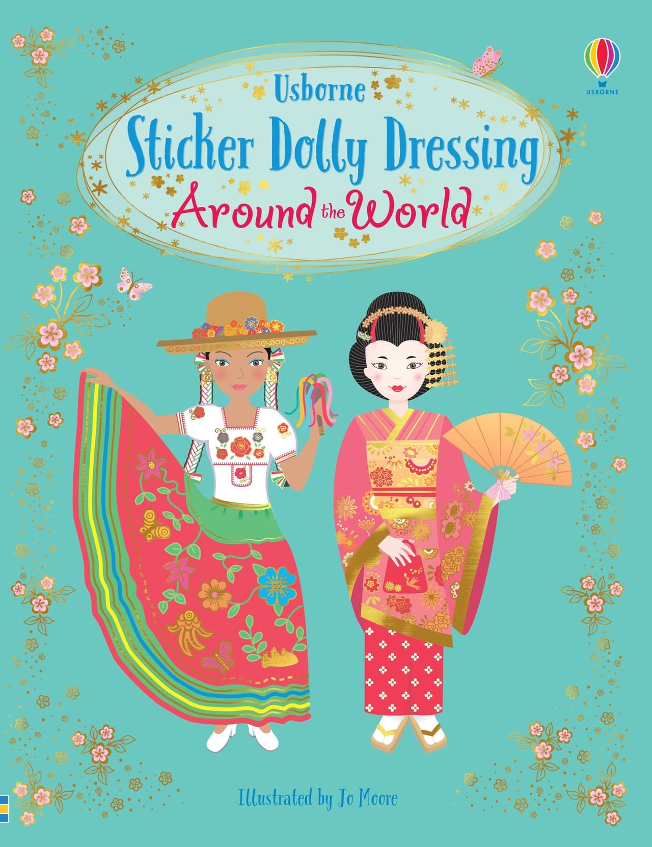Sticker Dolly Dressing. Around the World