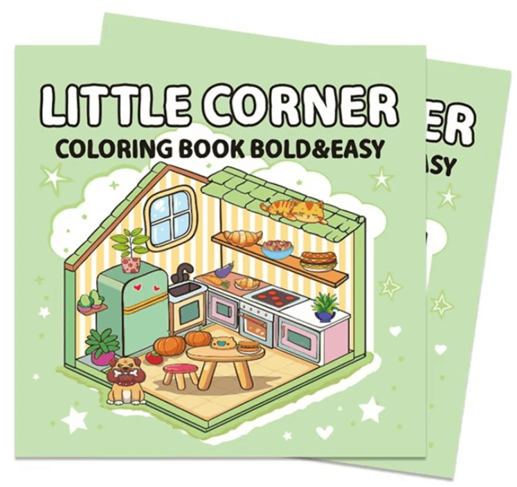 Little Corner. Bold&Easy. Раскраска