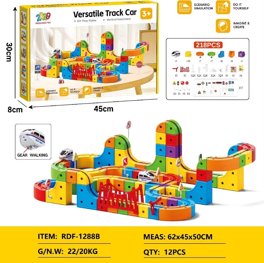 Versatile Track Car. B-218pcs