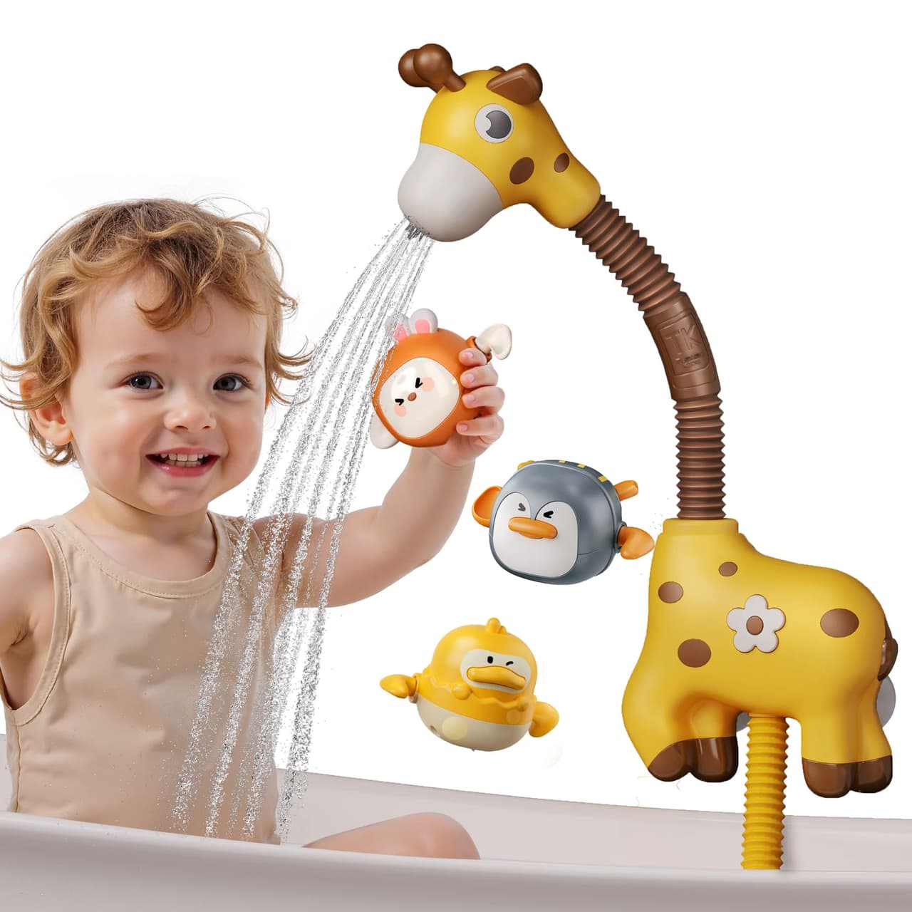 Animal Shower Toys Set. (Giraffe)