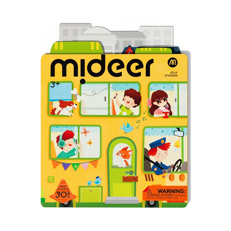 Mideer. Jelly Stickers. The Bustling Traffic