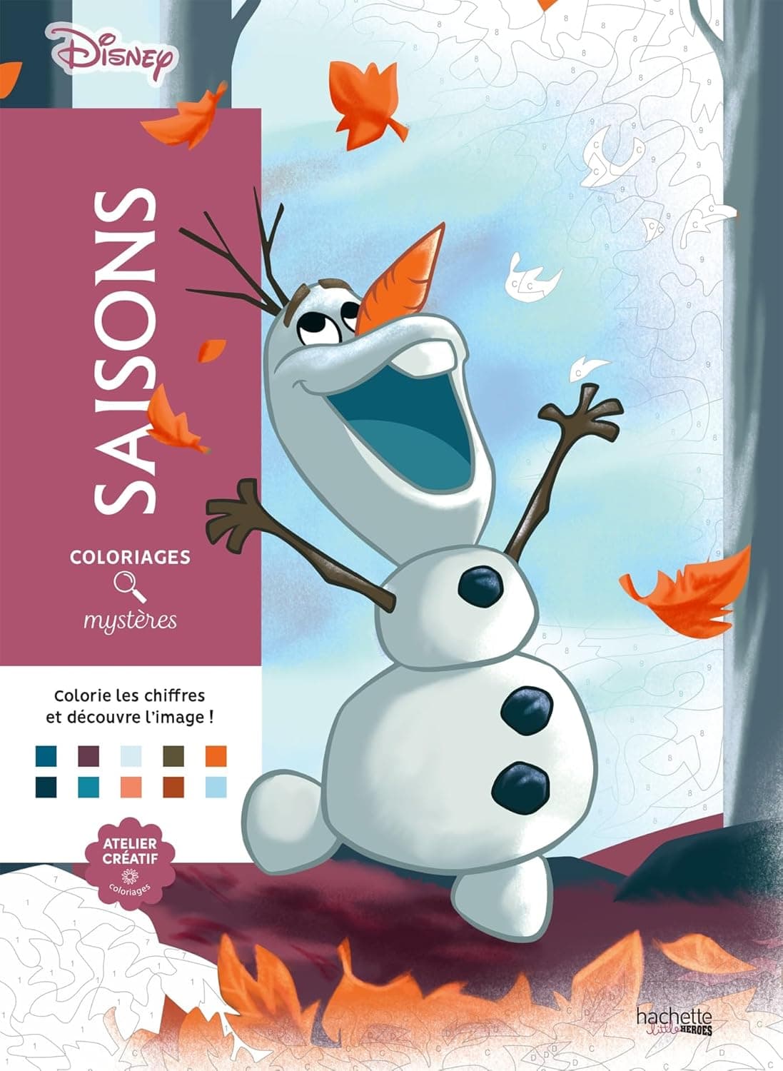 COLORIAGES MYSTERES DISNEY - SAISONS