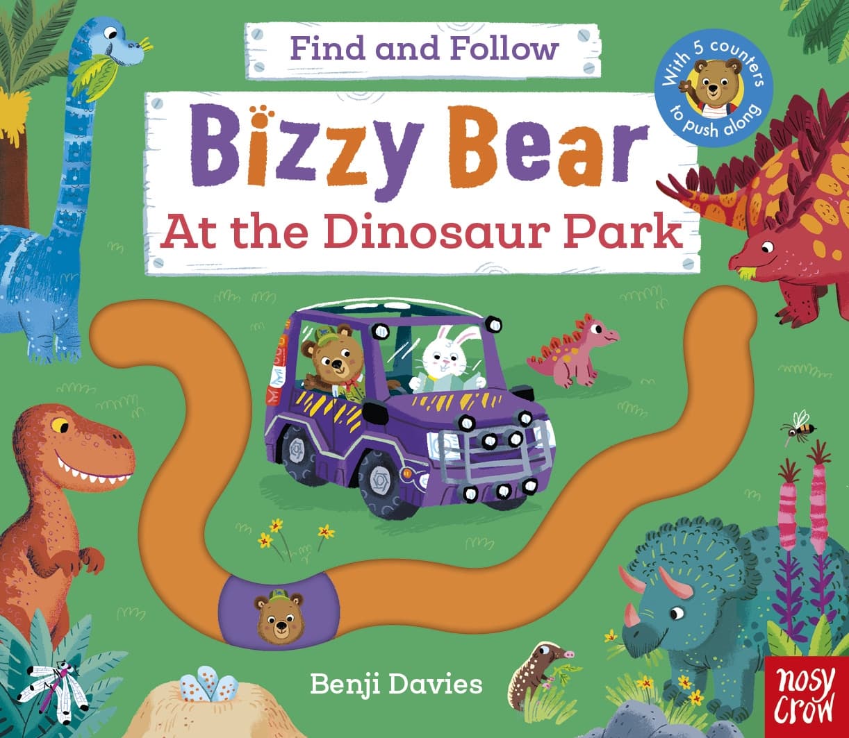 BIZZY BEAR FIND AND FOLLOW: DINO
