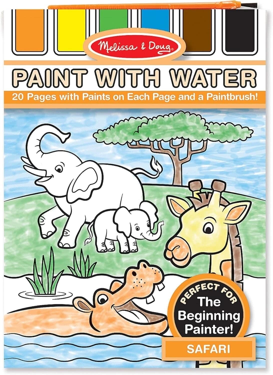 Paint with water. Safari. Melissa&Doug