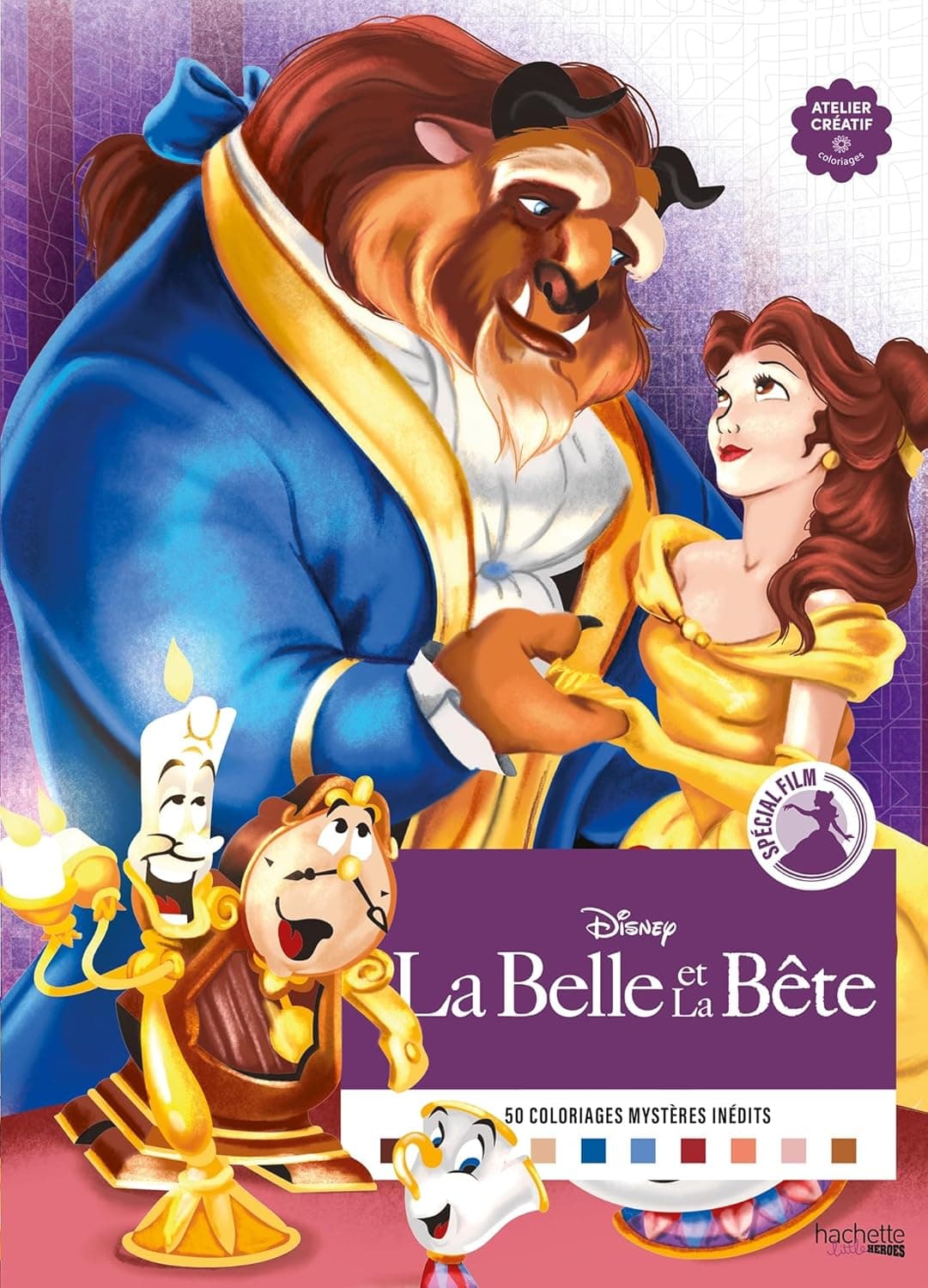 COLORIAGES MYSTERES SPECIAL FILM - LA BELLE ET LA BETE