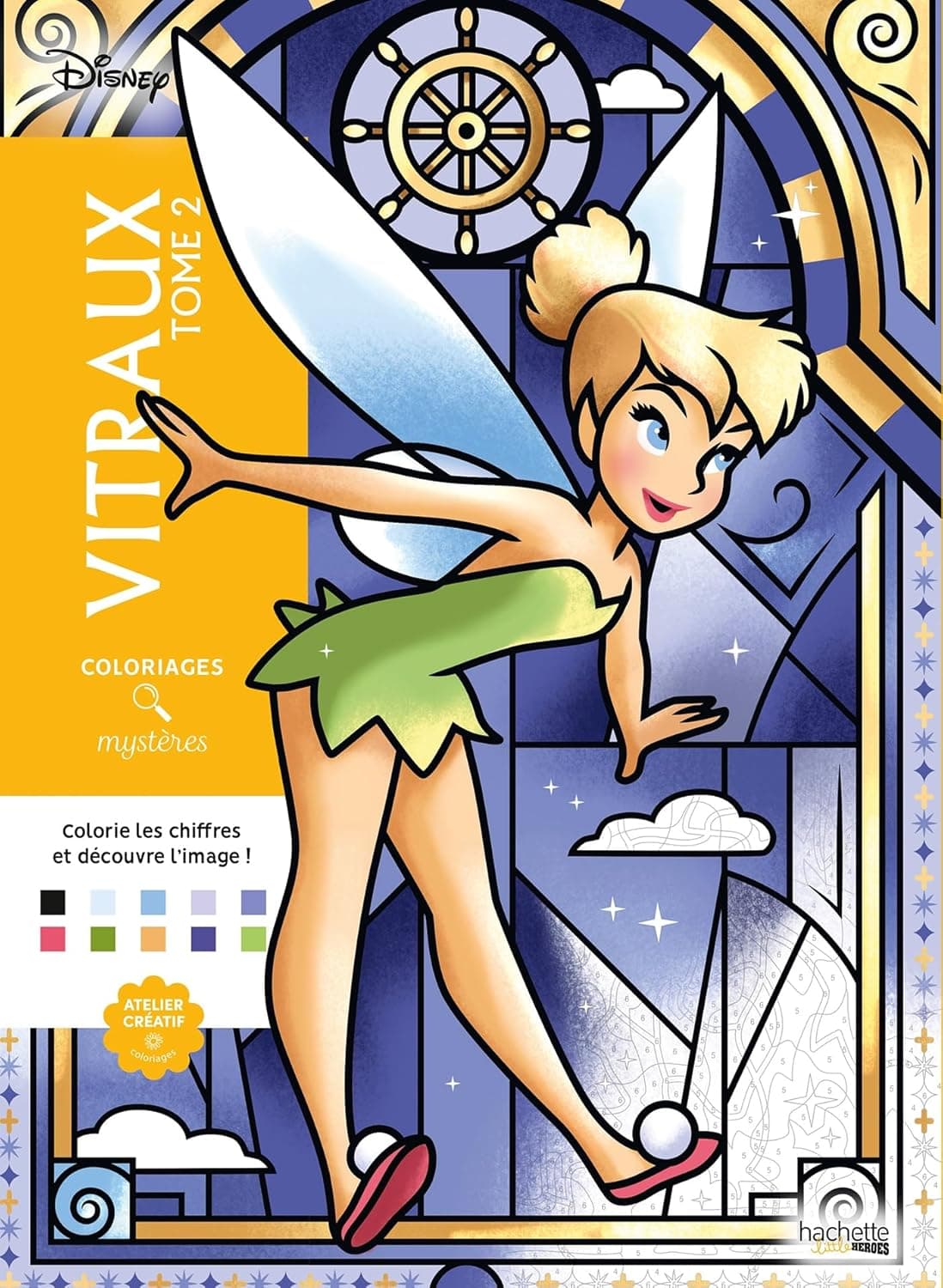Coloriages Mysteres Disney. Vitraux. Tome 2