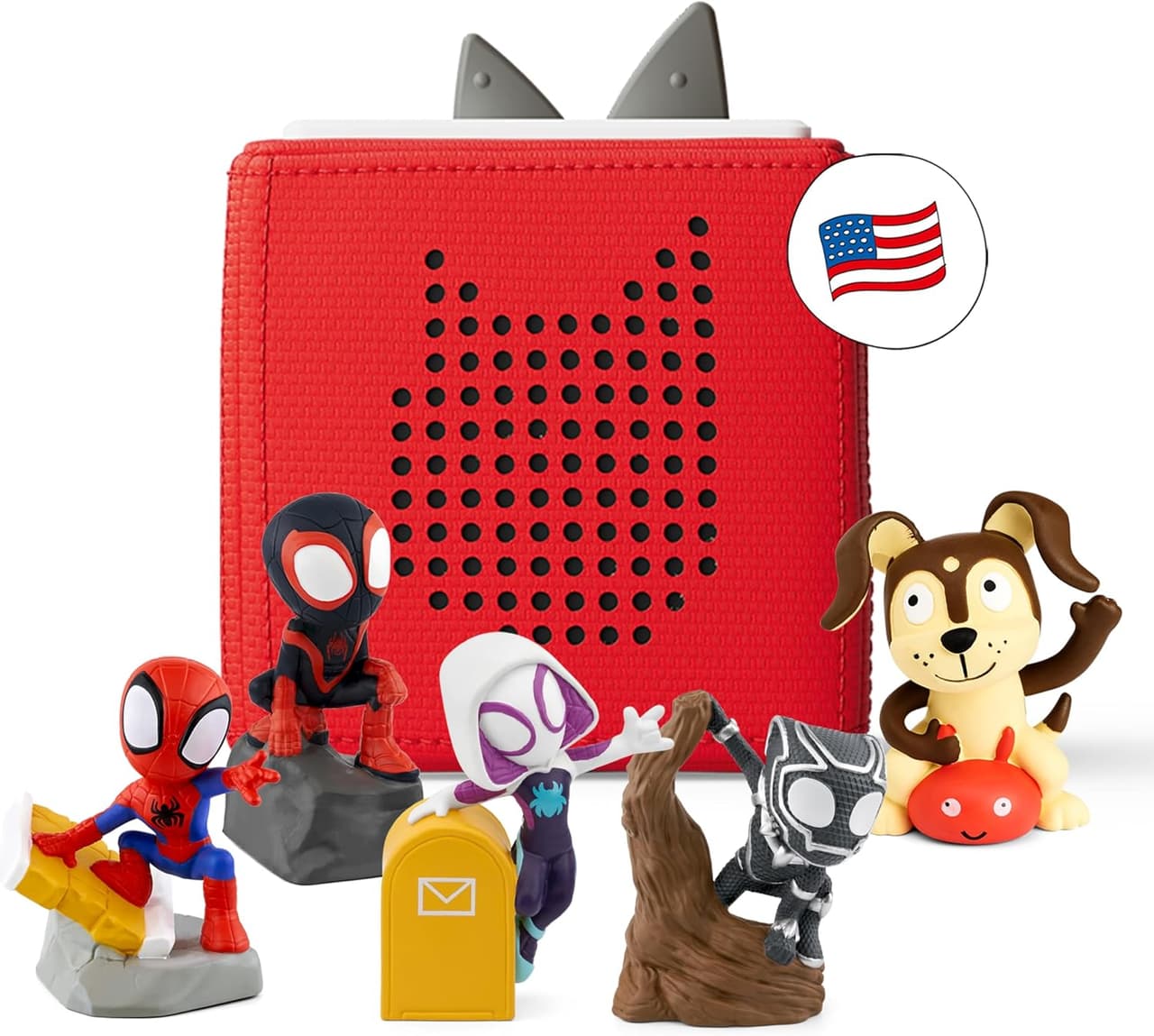 Музыкальная колонка Toniebox. Spidey and his friends (red)