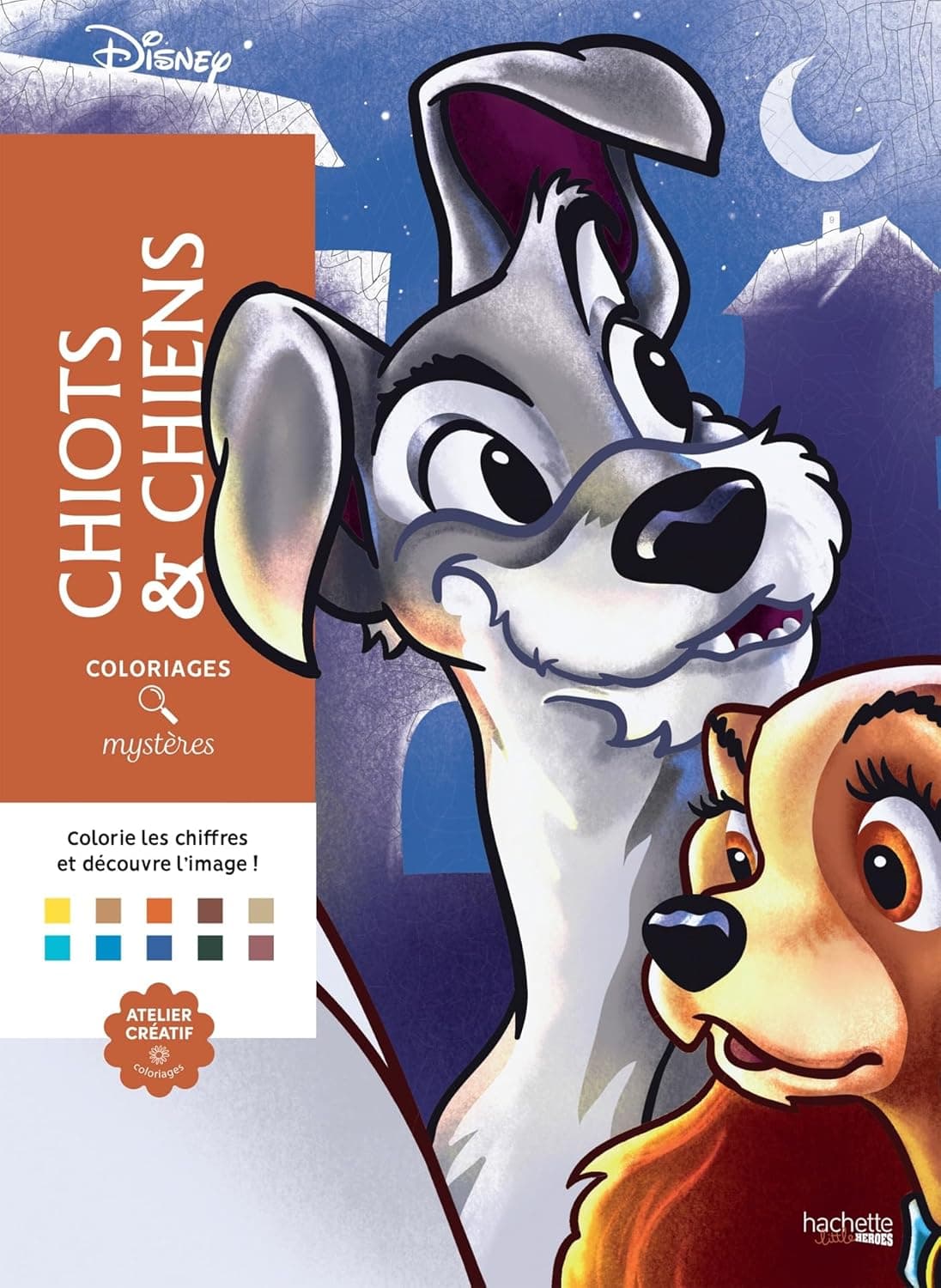 Coloriages Mysteres Disney. Chiots & Chiens