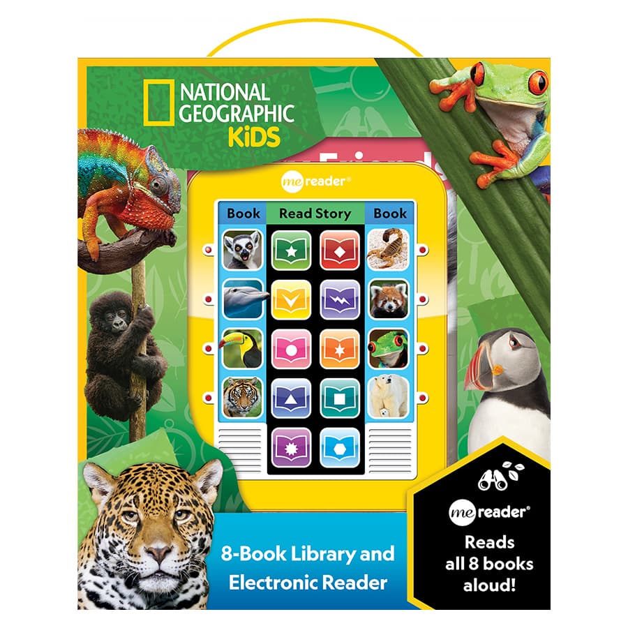 National Geographic Kids. 8-Book Library and Electronic Reader Set. Me Reader