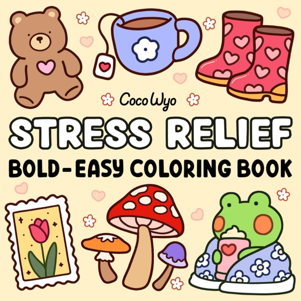 Stress Relief. Раскраска