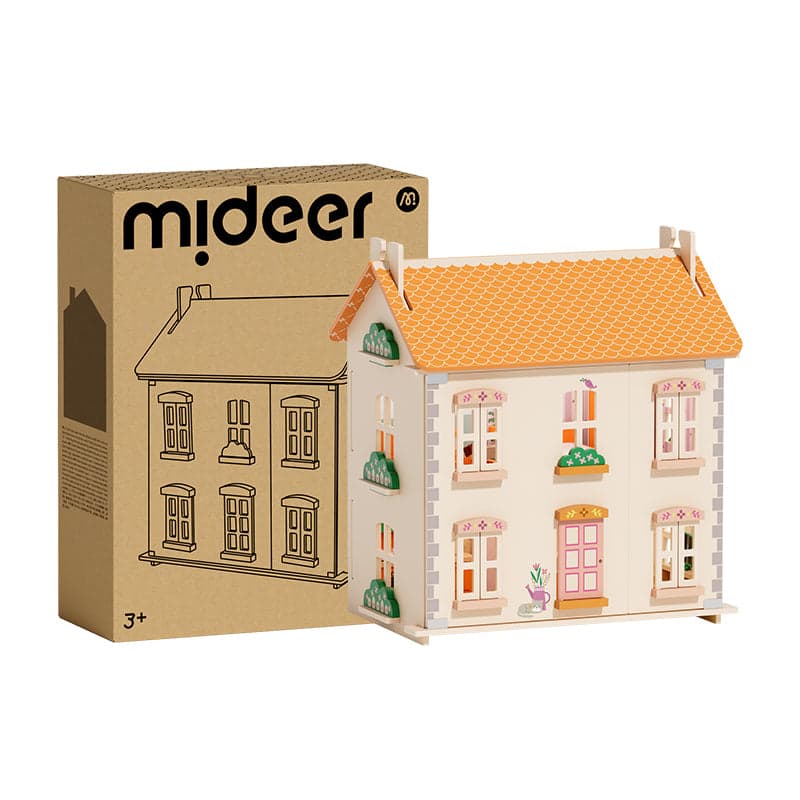 Mideer. Wooden Dollhouse