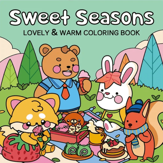 Sweet Seasons. Раскраска