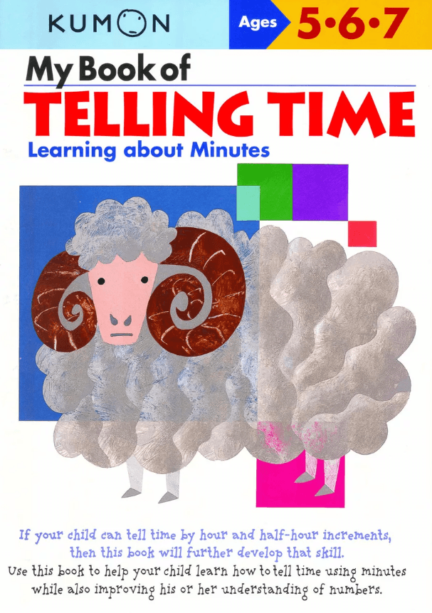 My Book of Telling Time. Learning about Minutes. Ages 5.6.7