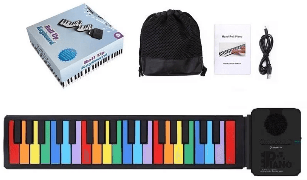 Roll Up Keyboard. Rainbow
