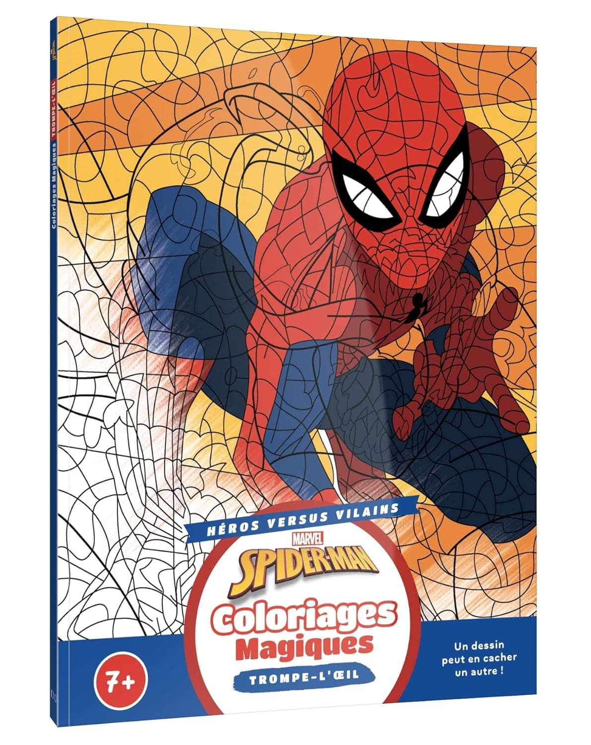 Marvel. Coloriages Magiques. Trompe-l'oeil. Spider-Man