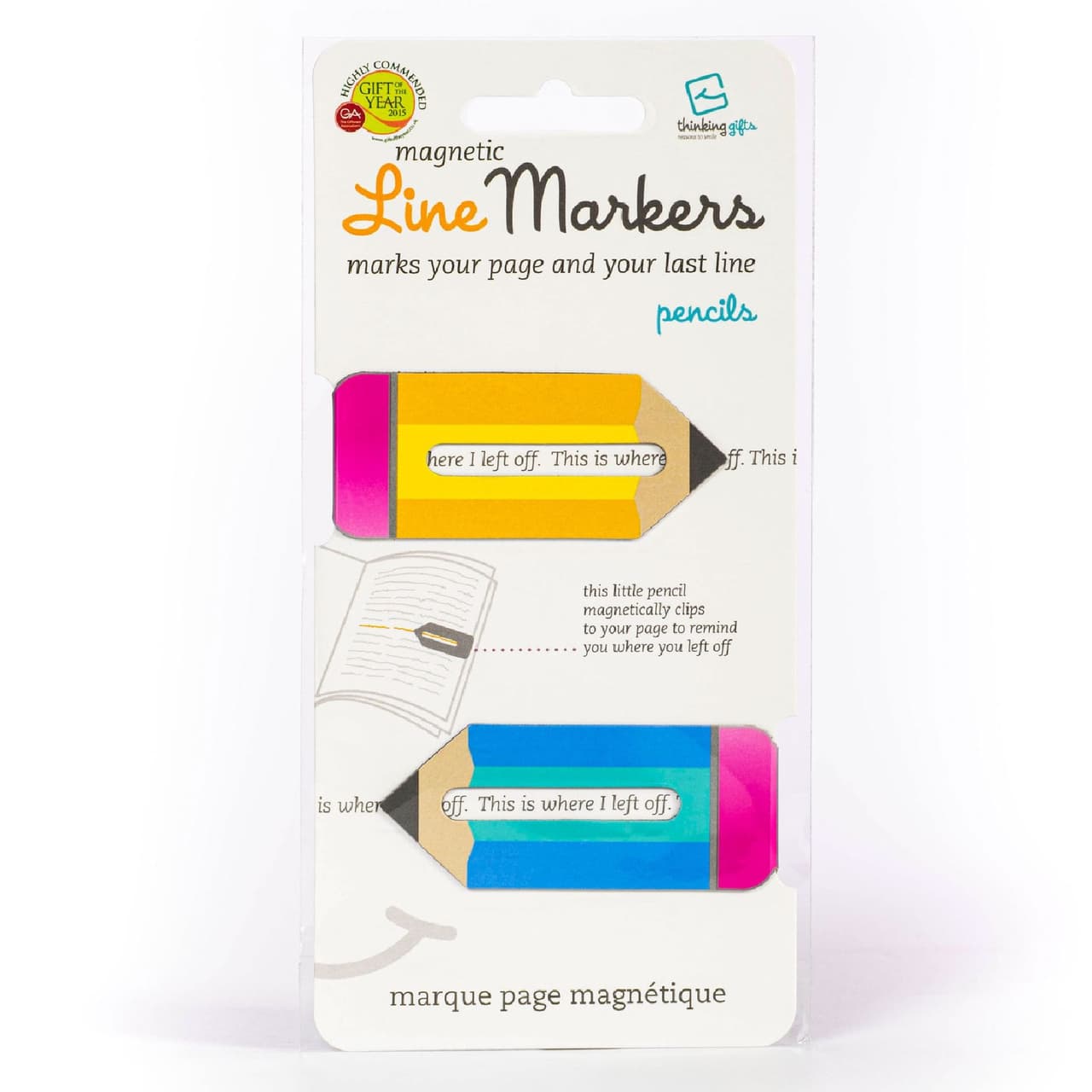 Linemarkers. Pencils