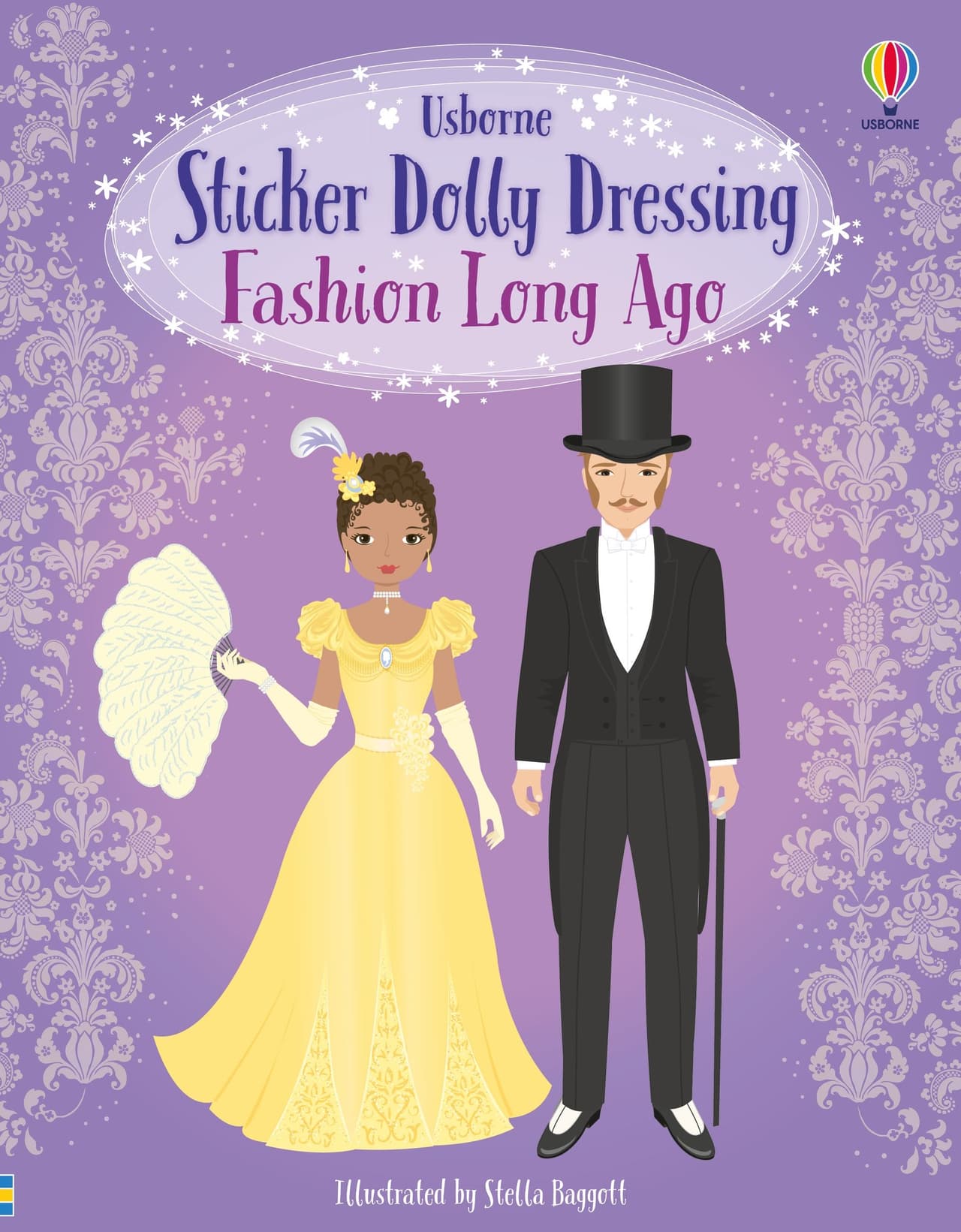 Sticker Dolly Dressing. Fashion Long Ago
