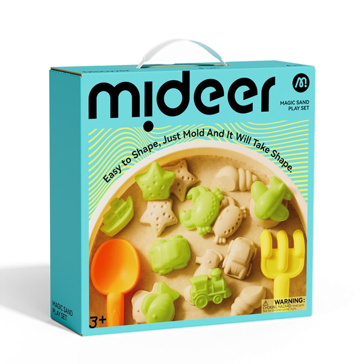 Mideer. Magic Sand Play Set. Portable Pack