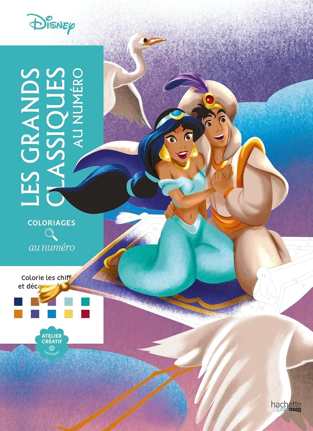 Coloriages au numero Disney. Les Grands Classiques