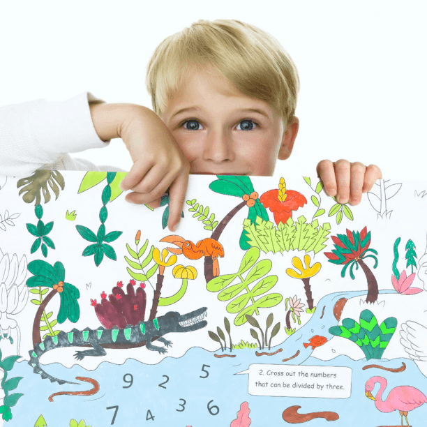 mideer Giant Colouring Roll - Jungle