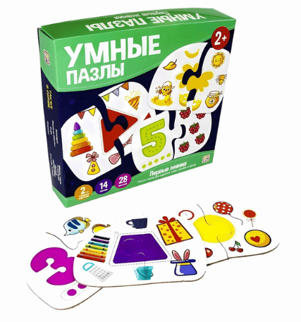 Умные пазлы. Первые пазлы.
