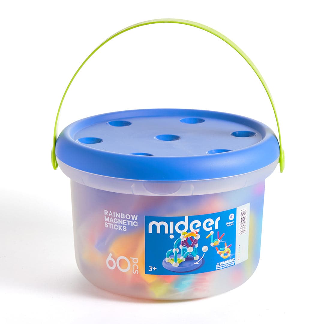 Mideer. Rainbow Magnetic Sticks. 60 pcs