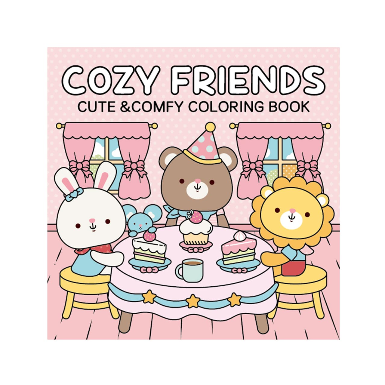 Cozy Friends. Раскраска