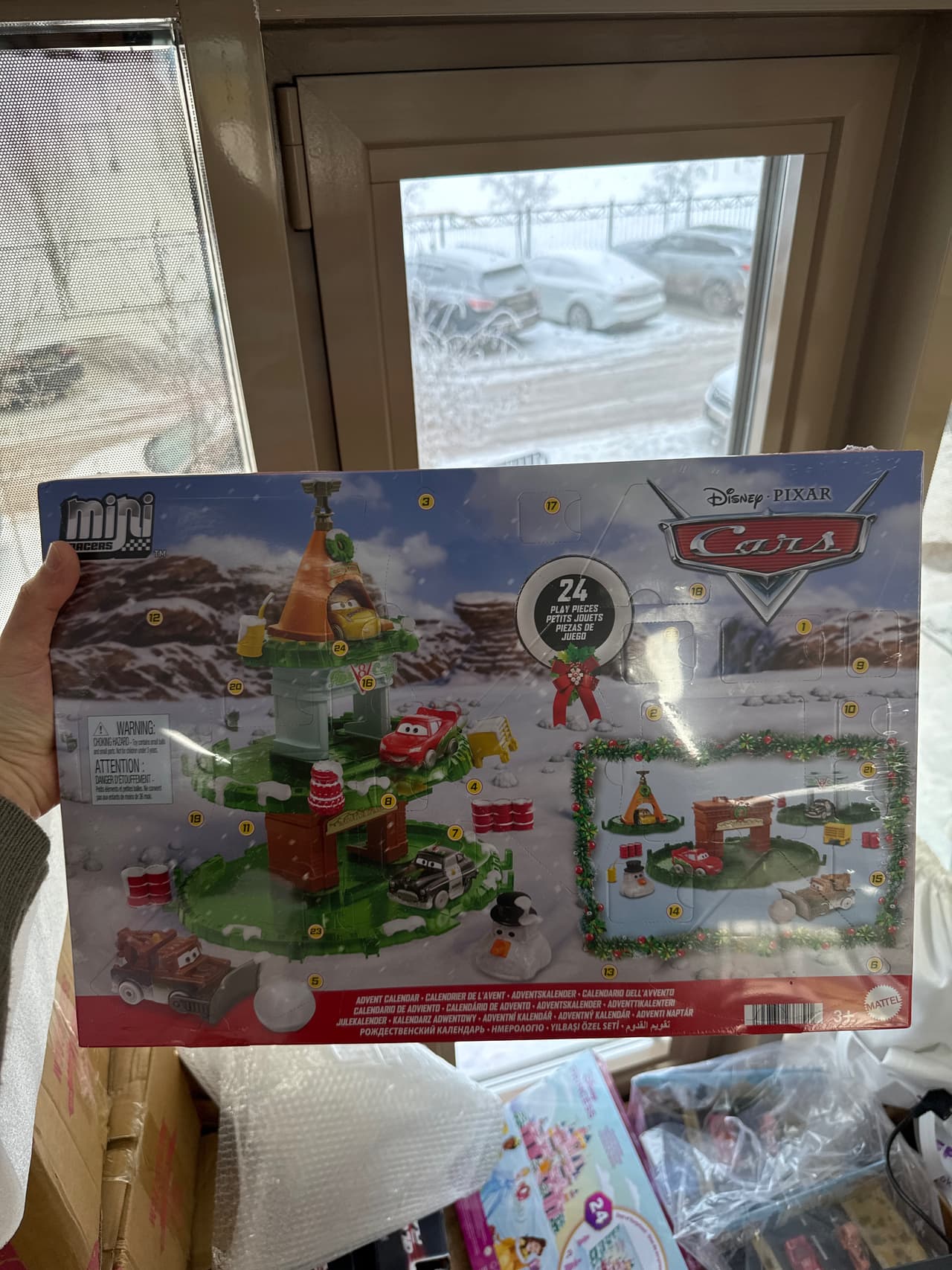 Cars Advent Calendar Mattel